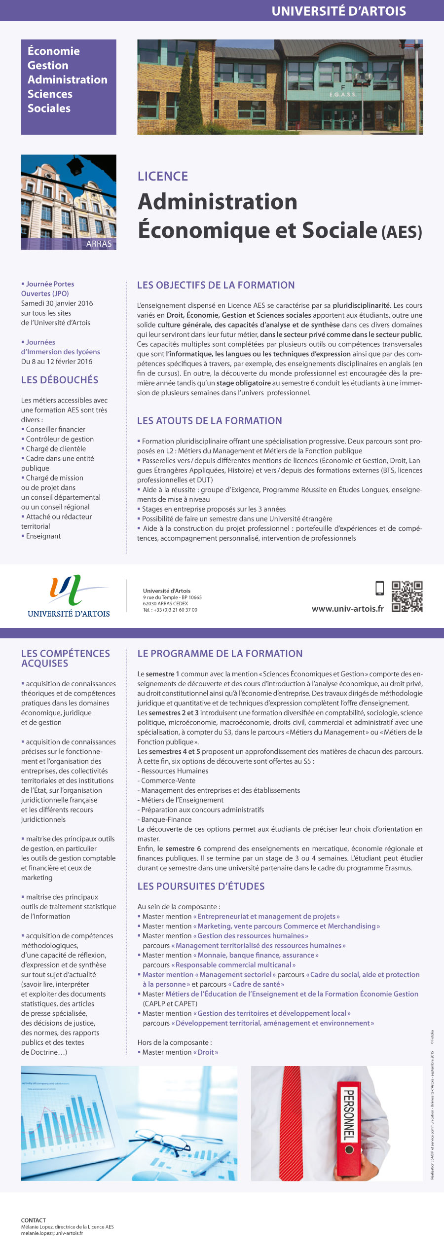 LICENCE ADMINISTRATION ECONOMIQUE ET SOCIALE