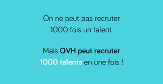 Nouvelle campagne de recrutement pour OVH