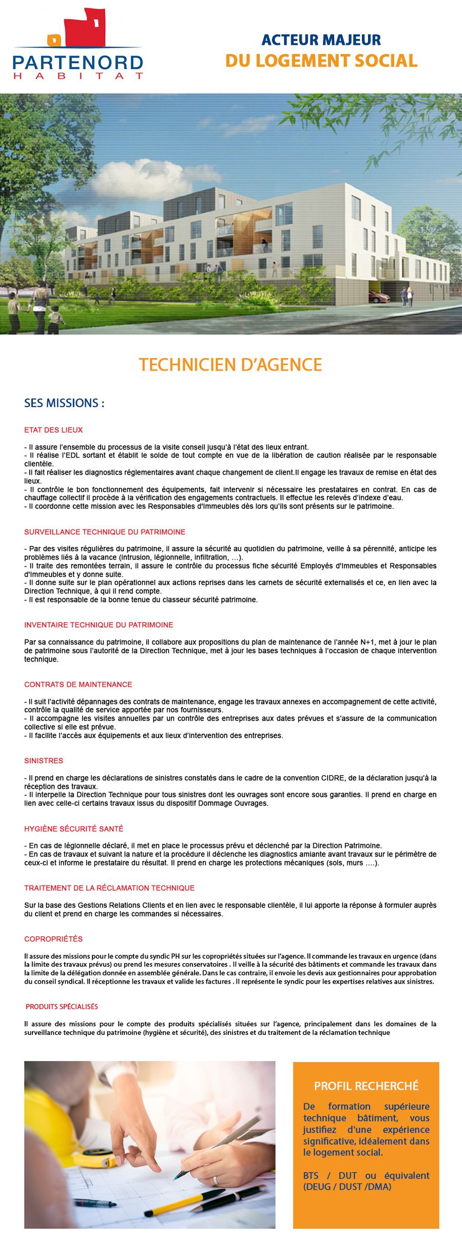 Technicien d'Agence H/F