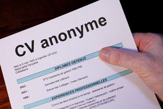 Les CV anonymes