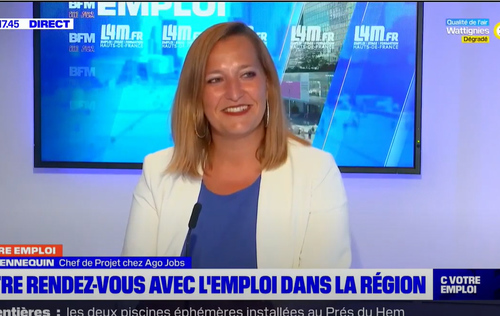 [BFM GRAND LILLE / L4M] AGO JOBS : « OPPORTUNITÉS D'EMPLOI CHEZ NOS VOISINS BELGES »