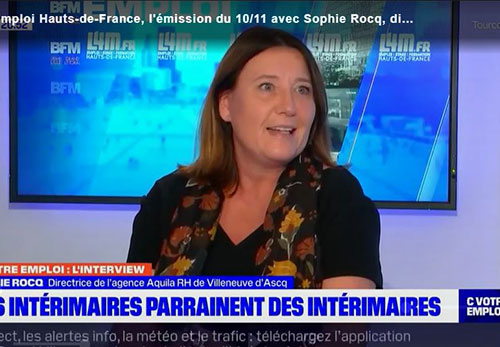 [BFM GRAND LILLE / L4M] : AQUILA RH : « ce qu’on cherche c’est des gens motivés à travailler »