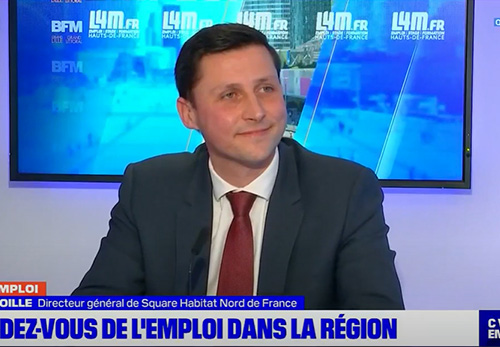 INTERVIEW : [BFM GRAND LILLE / L4M] SQUARE HABITAT PLUS DE 40 POSTES SONT À POUVOIR