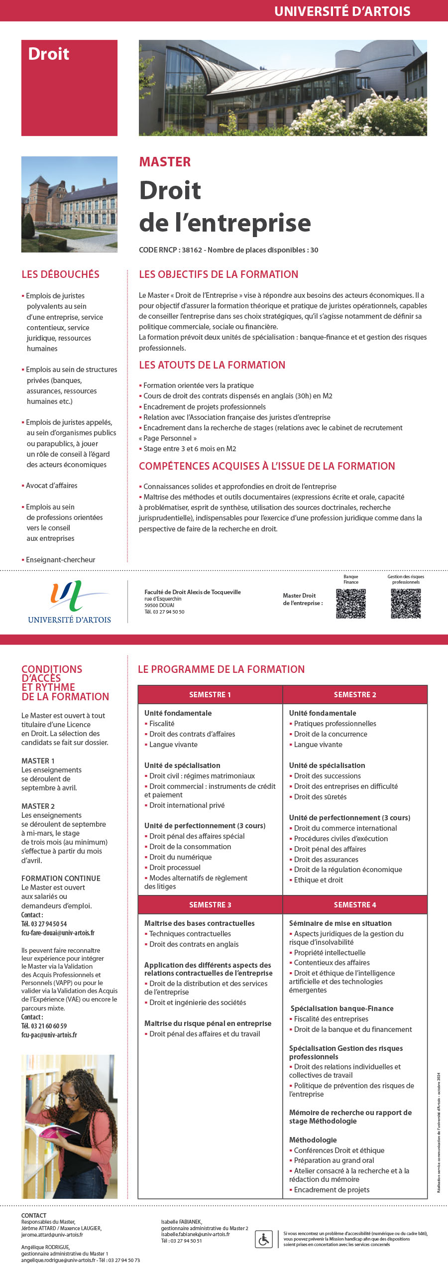 Master Droit de l'entreprise H/F