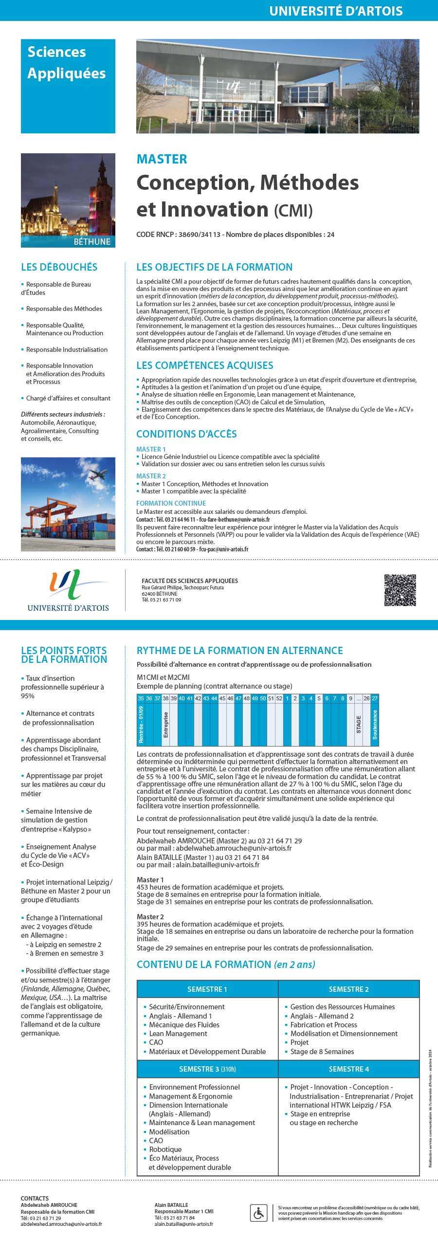 Master Génie industriel : Conception Méthodes Innovation H/F