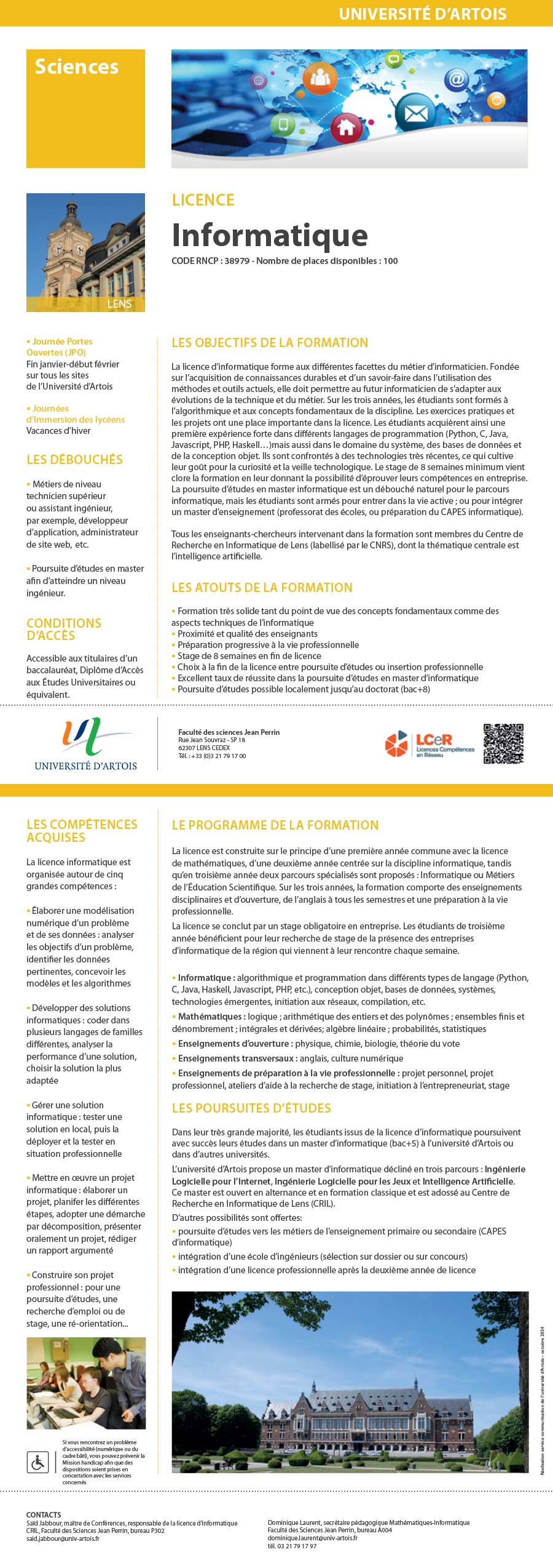 Licence Informatique H/F