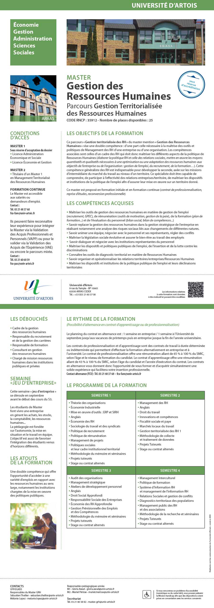 Master Gestion des ressources humaines H/F