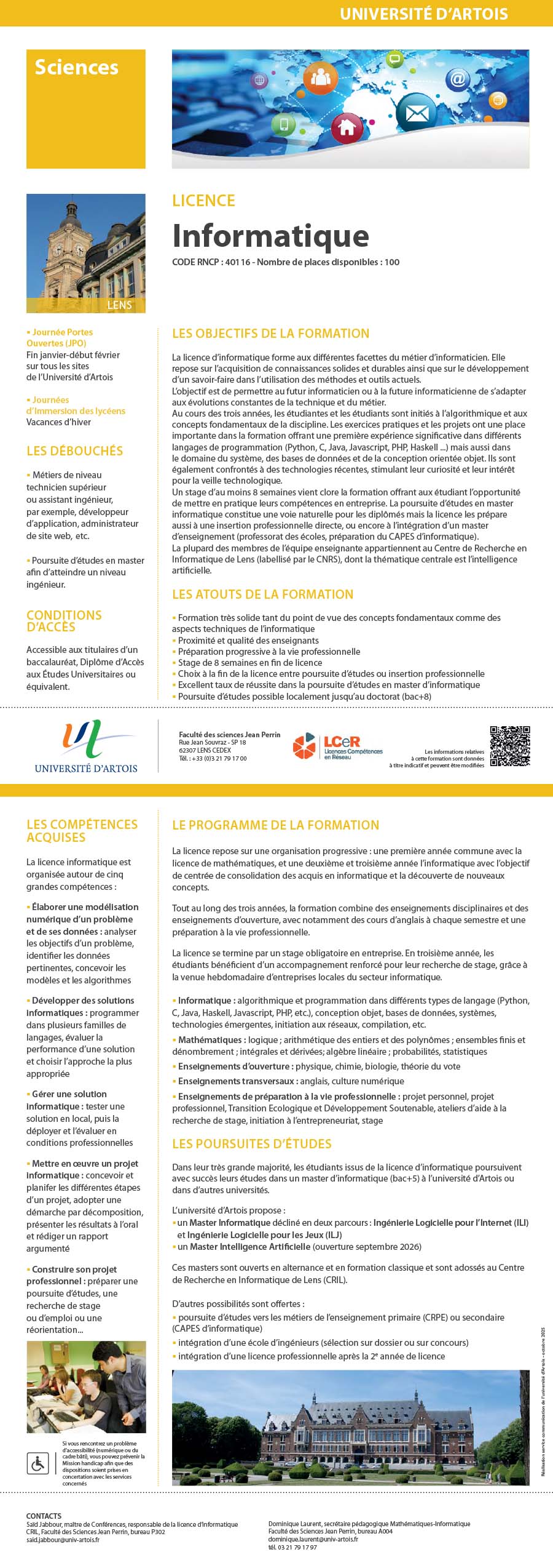 Licence Informatique H/F