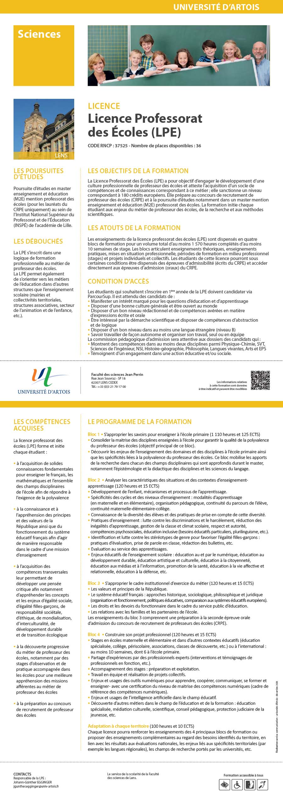 Licence Professorat des Écoles (LPE) H/F