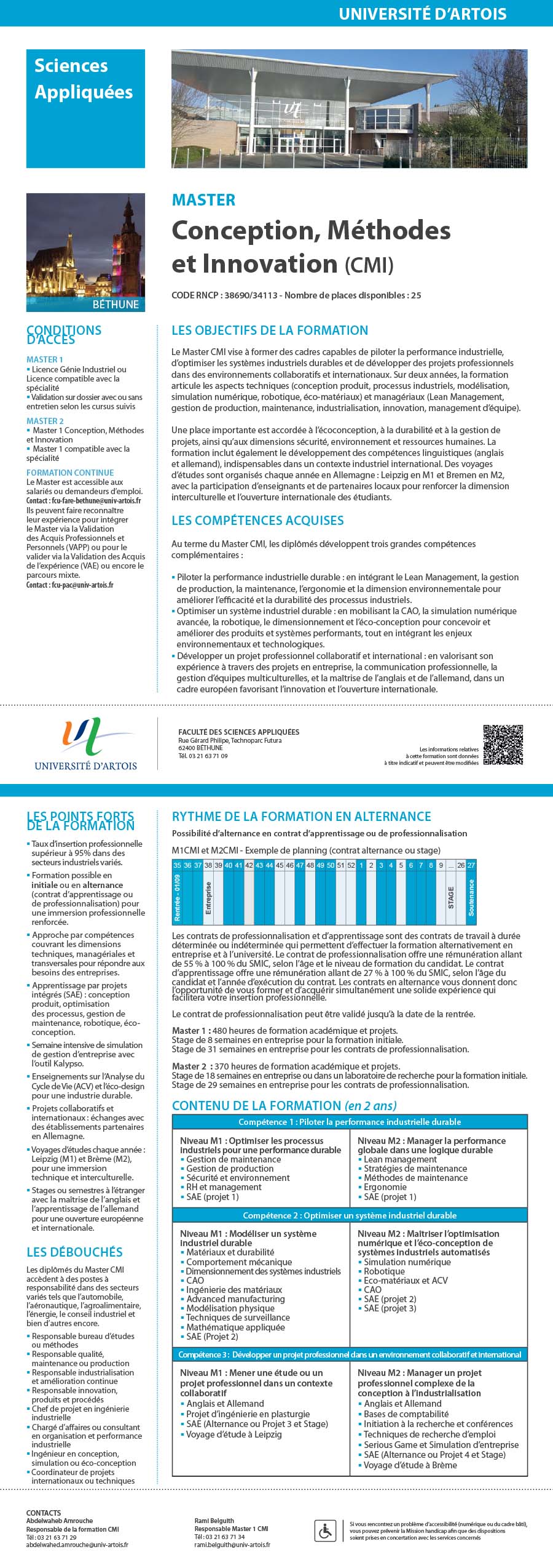 Master Génie industriel : Conception Méthodes Innovation H/F