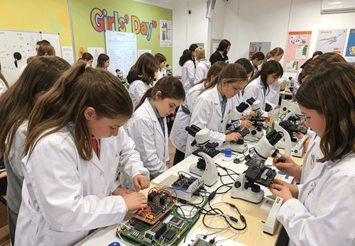 1 600 collégiennes au cœur du dispositif “Girls’ Day” en Normandie